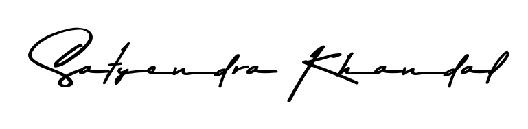 See photos of Satyendra Khandal official signature. Check more albums & portfolios. Read reviews & check more about Asem Kandis PERSONAL USE font. Satyendra Khandal signature style 9 images and pictures png