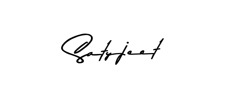 Design your own signature with our free online signature maker. With this signature software, you can create a handwritten (Asem Kandis PERSONAL USE) signature for name Satyjeet. Satyjeet signature style 9 images and pictures png