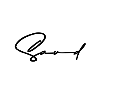 Create a beautiful signature design for name Saud. With this signature (Asem Kandis PERSONAL USE) fonts, you can make a handwritten signature for free. Saud signature style 9 images and pictures png