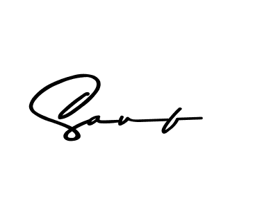 Create a beautiful signature design for name Sauf. With this signature (Asem Kandis PERSONAL USE) fonts, you can make a handwritten signature for free. Sauf signature style 9 images and pictures png