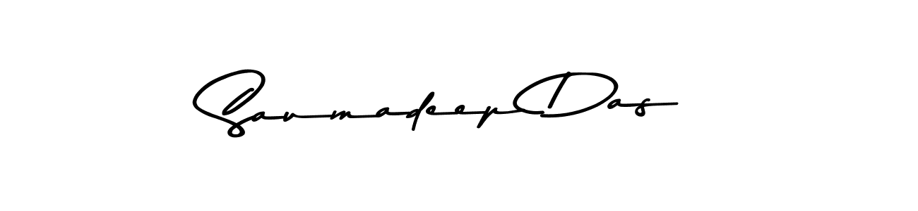 How to make Saumadeep Das name signature. Use Asem Kandis PERSONAL USE style for creating short signs online. This is the latest handwritten sign. Saumadeep Das signature style 9 images and pictures png