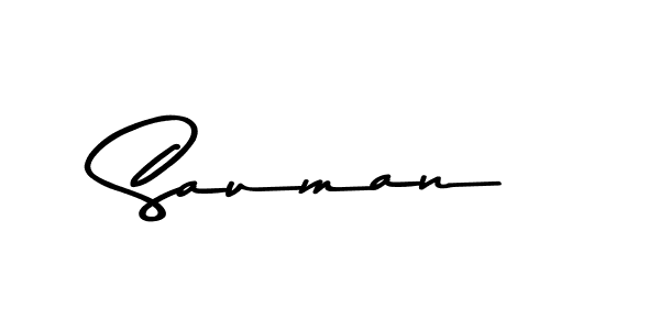 Design your own signature with our free online signature maker. With this signature software, you can create a handwritten (Asem Kandis PERSONAL USE) signature for name Sauman. Sauman signature style 9 images and pictures png