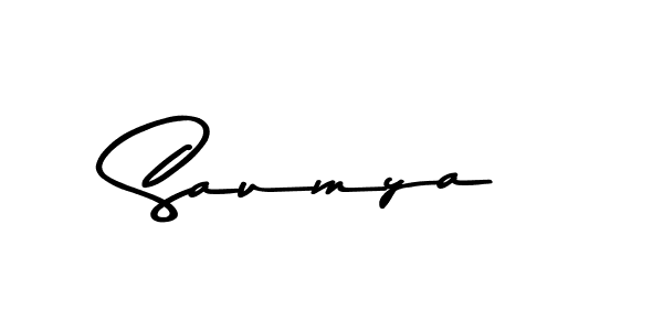 Design your own signature with our free online signature maker. With this signature software, you can create a handwritten (Asem Kandis PERSONAL USE) signature for name Saumya. Saumya signature style 9 images and pictures png