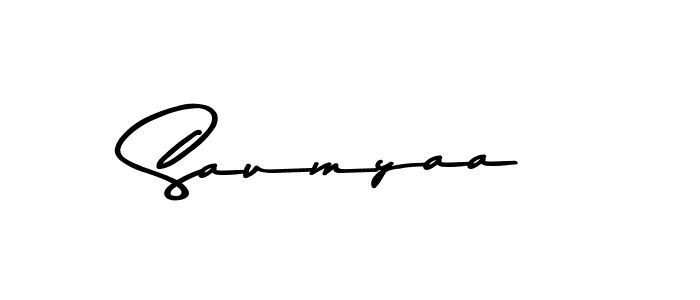 Also we have Saumyaa name is the best signature style. Create professional handwritten signature collection using Asem Kandis PERSONAL USE autograph style. Saumyaa signature style 9 images and pictures png