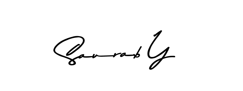 This is the best signature style for the Saurab Y name. Also you like these signature font (Asem Kandis PERSONAL USE). Mix name signature. Saurab Y signature style 9 images and pictures png