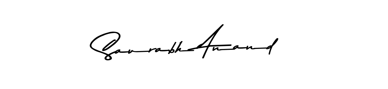 Make a beautiful signature design for name Saurabh Anand. With this signature (Asem Kandis PERSONAL USE) style, you can create a handwritten signature for free. Saurabh Anand signature style 9 images and pictures png