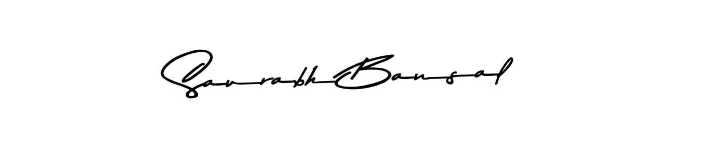 Saurabh Bansal stylish signature style. Best Handwritten Sign (Asem Kandis PERSONAL USE) for my name. Handwritten Signature Collection Ideas for my name Saurabh Bansal. Saurabh Bansal signature style 9 images and pictures png