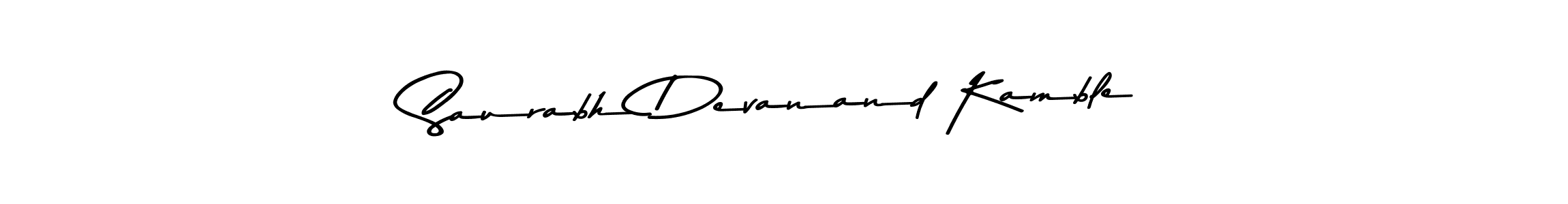 Also You can easily find your signature by using the search form. We will create Saurabh Devanand Kamble name handwritten signature images for you free of cost using Asem Kandis PERSONAL USE sign style. Saurabh Devanand Kamble signature style 9 images and pictures png