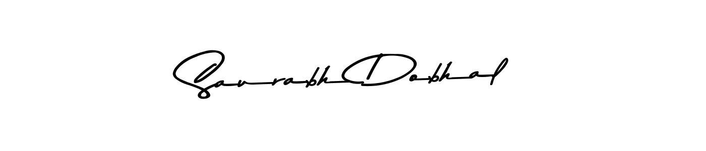 Use a signature maker to create a handwritten signature online. With this signature software, you can design (Asem Kandis PERSONAL USE) your own signature for name Saurabh Dobhal. Saurabh Dobhal signature style 9 images and pictures png