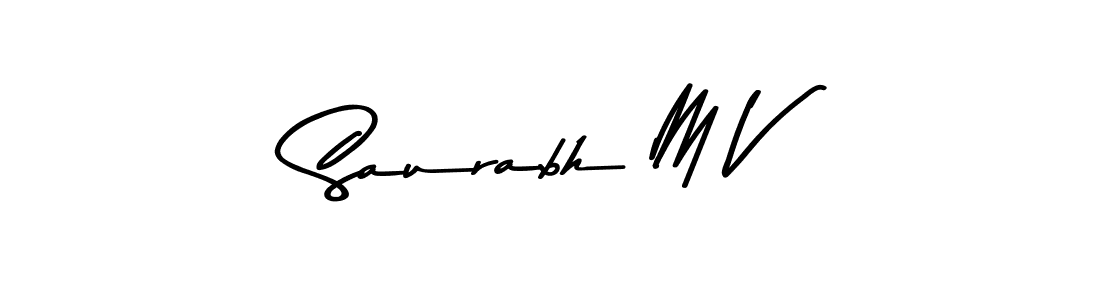 Here are the top 10 professional signature styles for the name Saurabh M V. These are the best autograph styles you can use for your name. Saurabh M V signature style 9 images and pictures png