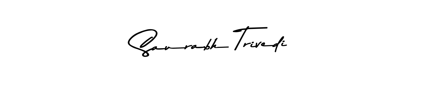 How to make Saurabh Trivedi signature? Asem Kandis PERSONAL USE is a professional autograph style. Create handwritten signature for Saurabh Trivedi name. Saurabh Trivedi signature style 9 images and pictures png