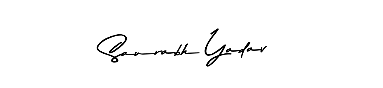Make a beautiful signature design for name Saurabh Yadav. With this signature (Asem Kandis PERSONAL USE) style, you can create a handwritten signature for free. Saurabh Yadav signature style 9 images and pictures png