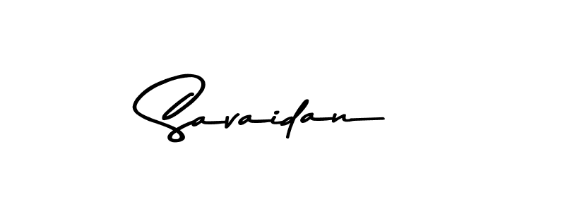 How to make Savaidan signature? Asem Kandis PERSONAL USE is a professional autograph style. Create handwritten signature for Savaidan name. Savaidan signature style 9 images and pictures png