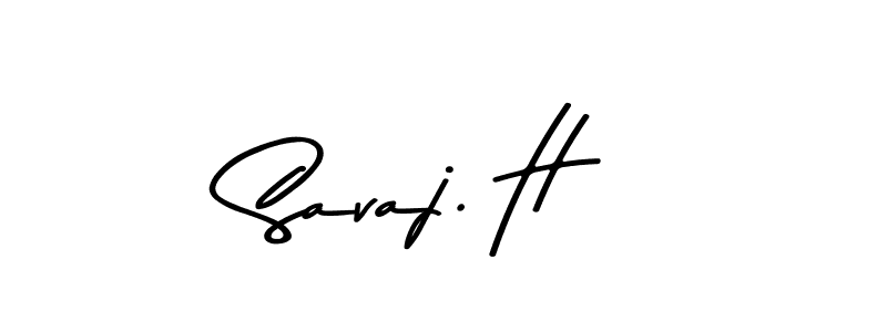 The best way (Asem Kandis PERSONAL USE) to make a short signature is to pick only two or three words in your name. The name Savaj. H include a total of six letters. For converting this name. Savaj. H signature style 9 images and pictures png