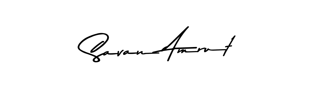 You should practise on your own different ways (Asem Kandis PERSONAL USE) to write your name (Savan Amrut) in signature. don't let someone else do it for you. Savan Amrut signature style 9 images and pictures png