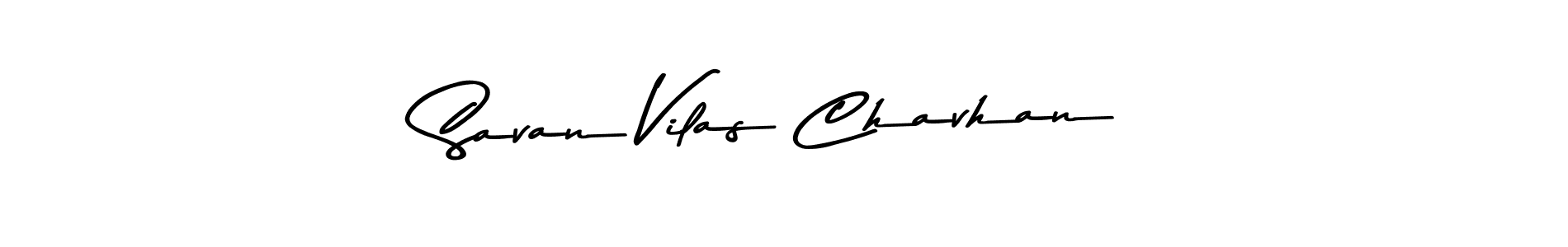How to make Savan Vilas Chavhan signature? Asem Kandis PERSONAL USE is a professional autograph style. Create handwritten signature for Savan Vilas Chavhan name. Savan Vilas Chavhan signature style 9 images and pictures png