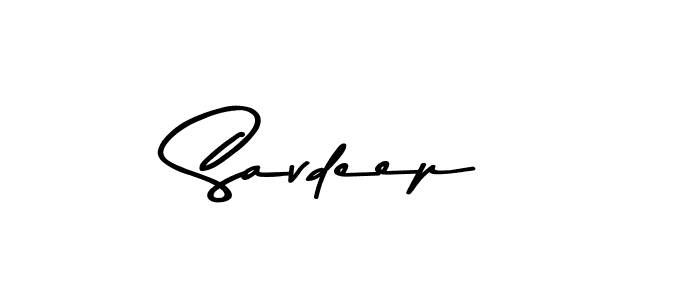 How to make Savdeep signature? Asem Kandis PERSONAL USE is a professional autograph style. Create handwritten signature for Savdeep name. Savdeep signature style 9 images and pictures png