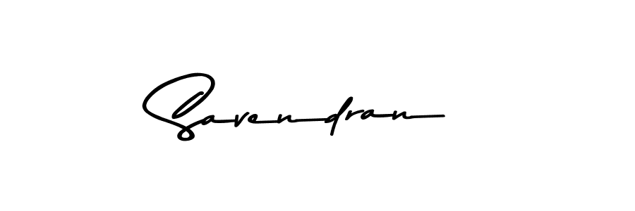 Create a beautiful signature design for name Savendran. With this signature (Asem Kandis PERSONAL USE) fonts, you can make a handwritten signature for free. Savendran signature style 9 images and pictures png