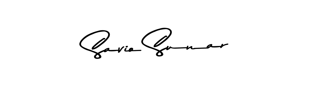 How to make Savio Sunar signature? Asem Kandis PERSONAL USE is a professional autograph style. Create handwritten signature for Savio Sunar name. Savio Sunar signature style 9 images and pictures png
