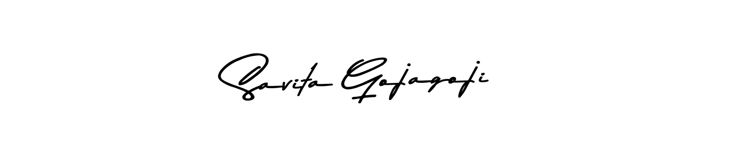 The best way (Asem Kandis PERSONAL USE) to make a short signature is to pick only two or three words in your name. The name Savita Gojagoji include a total of six letters. For converting this name. Savita Gojagoji signature style 9 images and pictures png