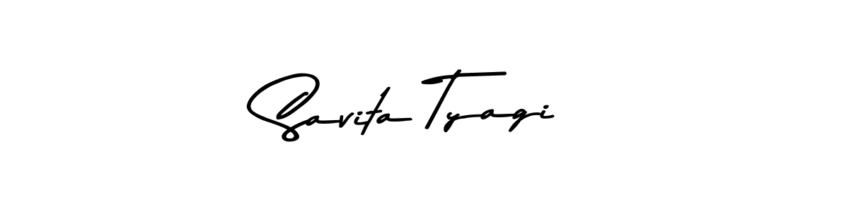 Design your own signature with our free online signature maker. With this signature software, you can create a handwritten (Asem Kandis PERSONAL USE) signature for name Savita Tyagi. Savita Tyagi signature style 9 images and pictures png