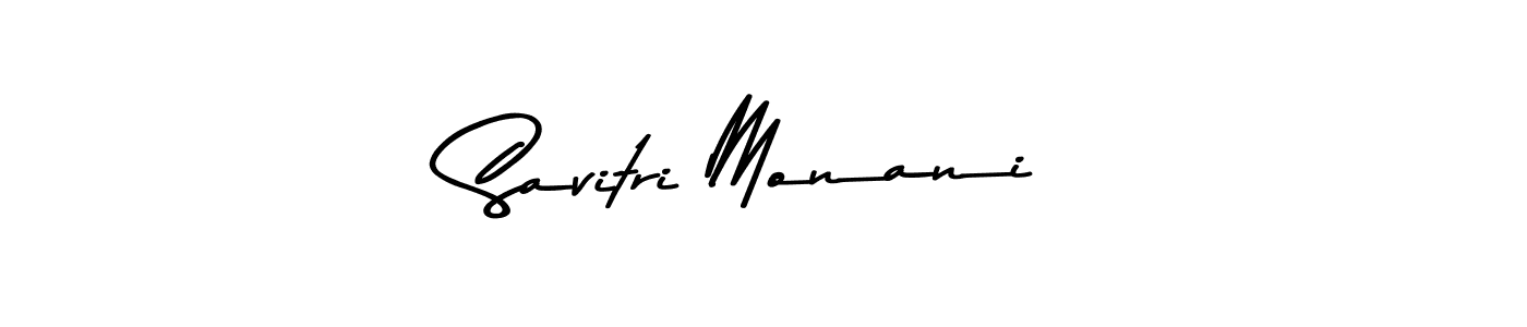 Asem Kandis PERSONAL USE is a professional signature style that is perfect for those who want to add a touch of class to their signature. It is also a great choice for those who want to make their signature more unique. Get Savitri Monani name to fancy signature for free. Savitri Monani signature style 9 images and pictures png