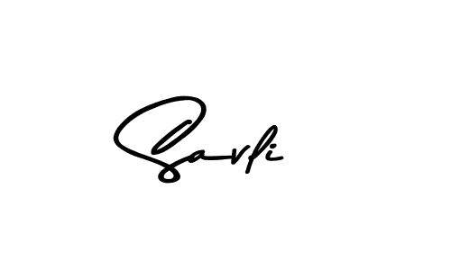 Use a signature maker to create a handwritten signature online. With this signature software, you can design (Asem Kandis PERSONAL USE) your own signature for name Savli. Savli signature style 9 images and pictures png