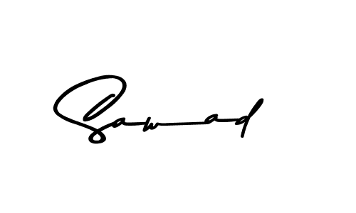 How to make Sawad name signature. Use Asem Kandis PERSONAL USE style for creating short signs online. This is the latest handwritten sign. Sawad signature style 9 images and pictures png