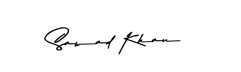 Use a signature maker to create a handwritten signature online. With this signature software, you can design (Asem Kandis PERSONAL USE) your own signature for name Sawad Khan. Sawad Khan signature style 9 images and pictures png