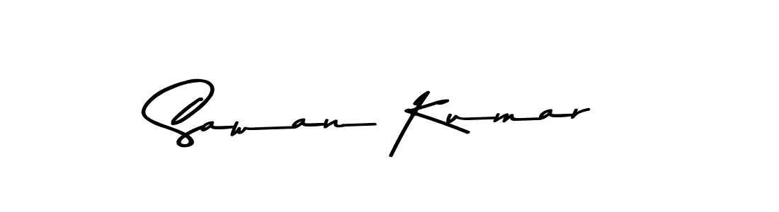 Make a beautiful signature design for name Sawan Kumar. With this signature (Asem Kandis PERSONAL USE) style, you can create a handwritten signature for free. Sawan Kumar signature style 9 images and pictures png