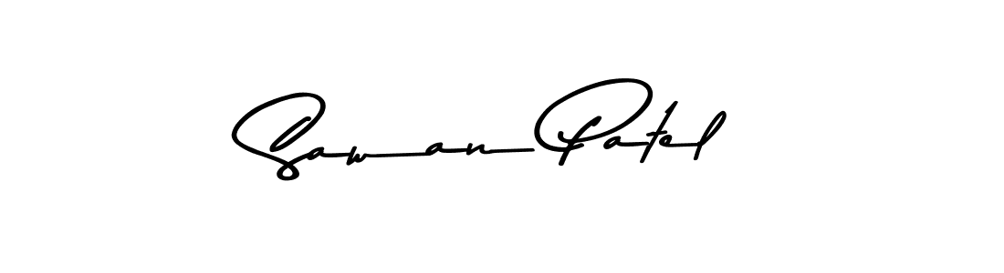 Design your own signature with our free online signature maker. With this signature software, you can create a handwritten (Asem Kandis PERSONAL USE) signature for name Sawan Patel. Sawan Patel signature style 9 images and pictures png