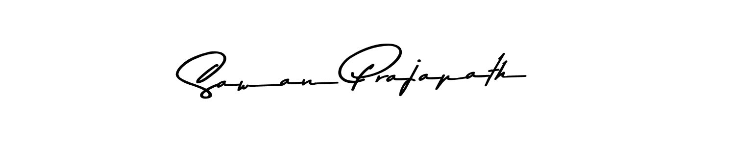 Sawan Prajapath stylish signature style. Best Handwritten Sign (Asem Kandis PERSONAL USE) for my name. Handwritten Signature Collection Ideas for my name Sawan Prajapath. Sawan Prajapath signature style 9 images and pictures png