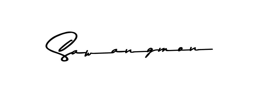 Use a signature maker to create a handwritten signature online. With this signature software, you can design (Asem Kandis PERSONAL USE) your own signature for name Sawangmon. Sawangmon signature style 9 images and pictures png