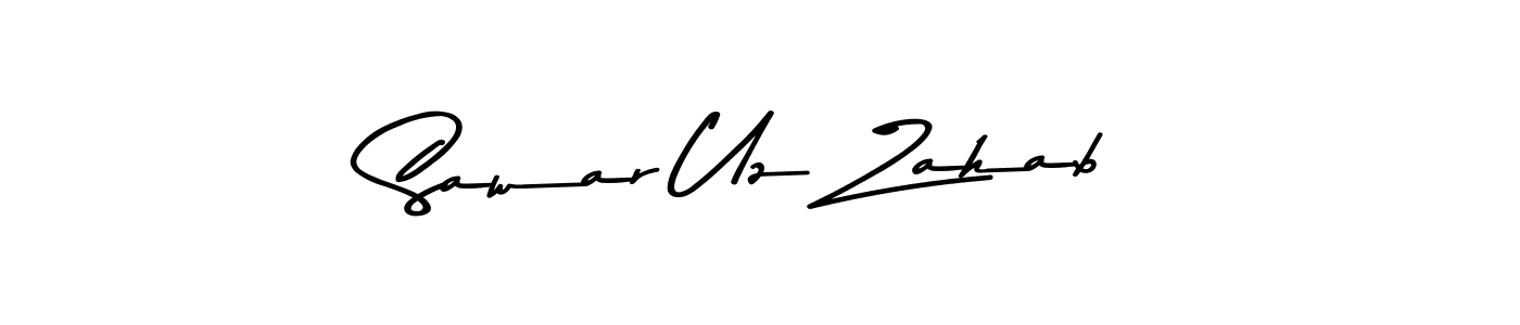 Make a beautiful signature design for name Sawar Uz Zahab. With this signature (Asem Kandis PERSONAL USE) style, you can create a handwritten signature for free. Sawar Uz Zahab signature style 9 images and pictures png