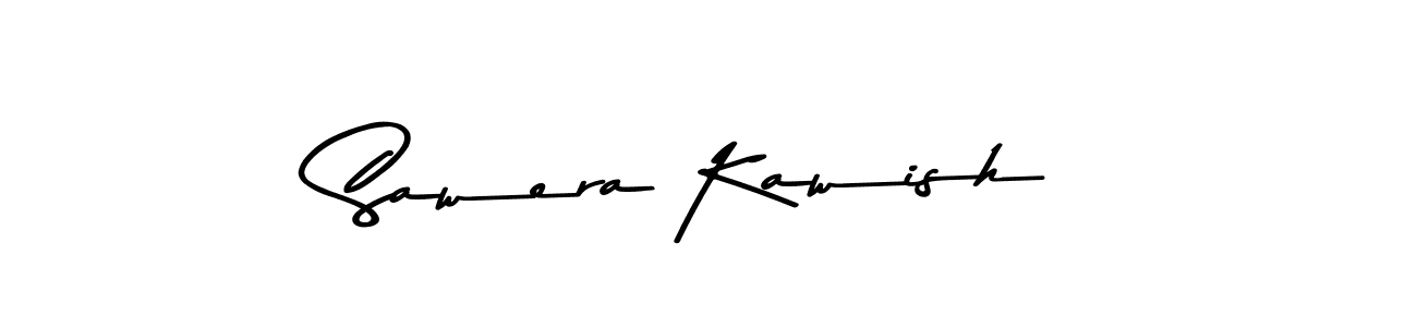 How to make Sawera Kawish signature? Asem Kandis PERSONAL USE is a professional autograph style. Create handwritten signature for Sawera Kawish name. Sawera Kawish signature style 9 images and pictures png