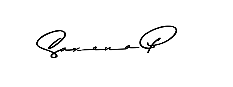 Create a beautiful signature design for name Saxena P. With this signature (Asem Kandis PERSONAL USE) fonts, you can make a handwritten signature for free. Saxena P signature style 9 images and pictures png