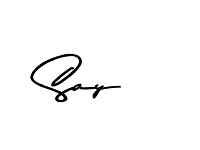 The best way (Asem Kandis PERSONAL USE) to make a short signature is to pick only two or three words in your name. The name Say  include a total of six letters. For converting this name. Say  signature style 9 images and pictures png