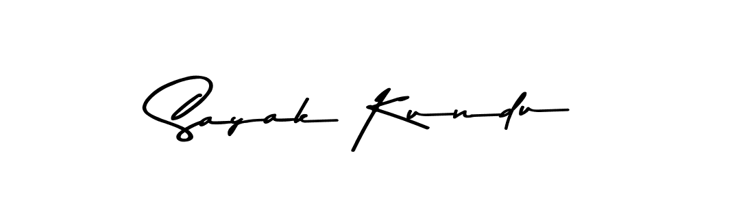 How to make Sayak Kundu signature? Asem Kandis PERSONAL USE is a professional autograph style. Create handwritten signature for Sayak Kundu name. Sayak Kundu signature style 9 images and pictures png