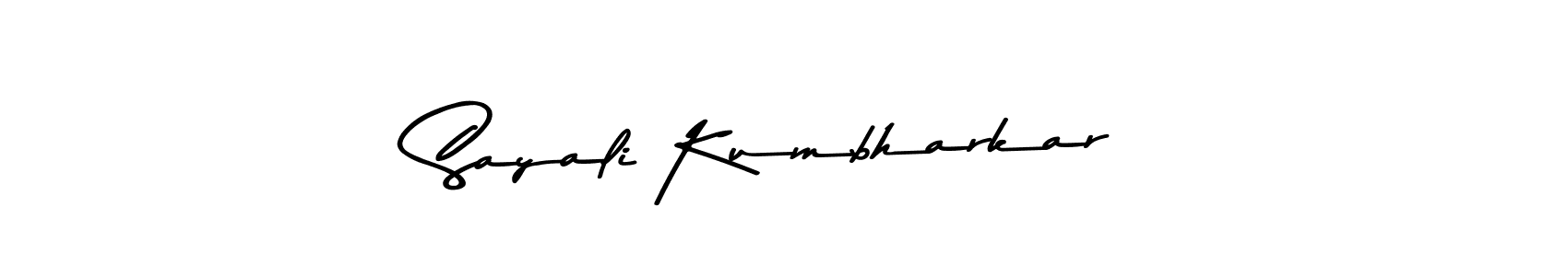 The best way (Asem Kandis PERSONAL USE) to make a short signature is to pick only two or three words in your name. The name Sayali Kumbharkar include a total of six letters. For converting this name. Sayali Kumbharkar signature style 9 images and pictures png