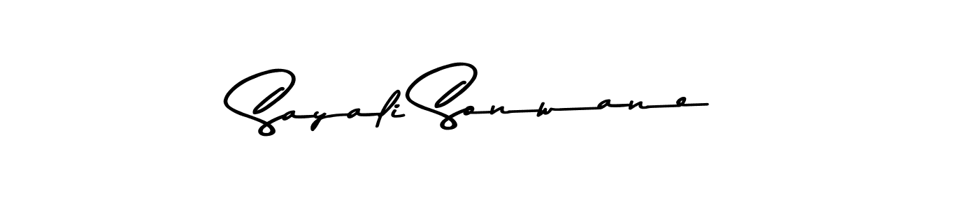 Sayali Sonwane stylish signature style. Best Handwritten Sign (Asem Kandis PERSONAL USE) for my name. Handwritten Signature Collection Ideas for my name Sayali Sonwane. Sayali Sonwane signature style 9 images and pictures png