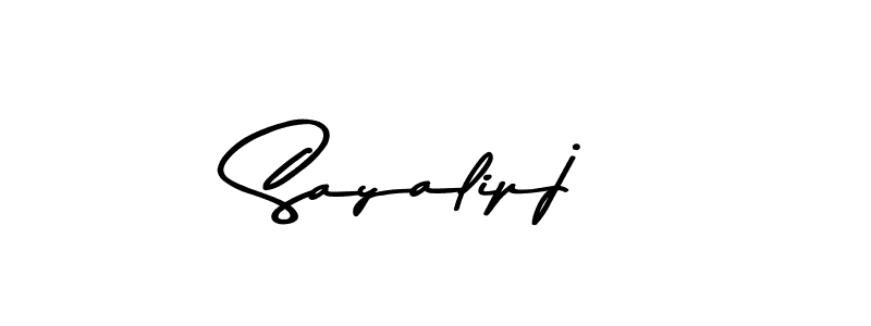 How to Draw Sayalipj signature style? Asem Kandis PERSONAL USE is a latest design signature styles for name Sayalipj. Sayalipj signature style 9 images and pictures png