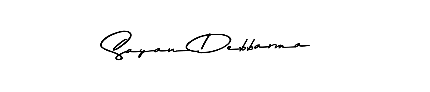 Use a signature maker to create a handwritten signature online. With this signature software, you can design (Asem Kandis PERSONAL USE) your own signature for name Sayan Debbarma. Sayan Debbarma signature style 9 images and pictures png