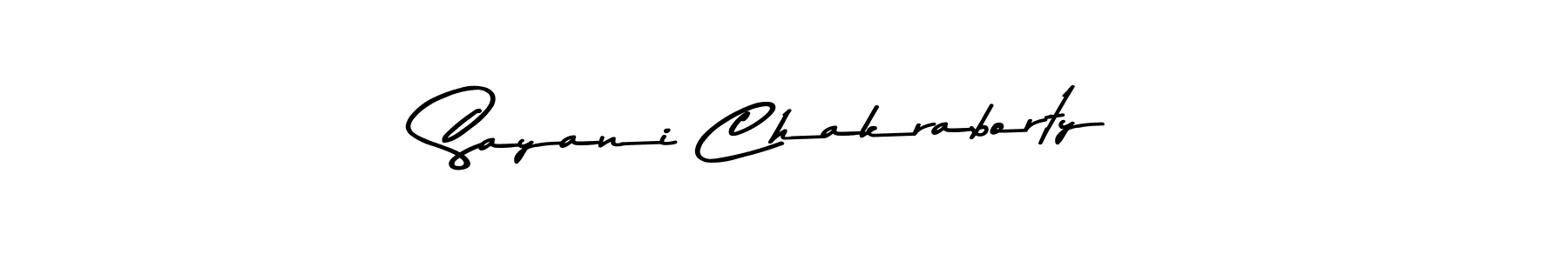 Sayani Chakraborty stylish signature style. Best Handwritten Sign (Asem Kandis PERSONAL USE) for my name. Handwritten Signature Collection Ideas for my name Sayani Chakraborty. Sayani Chakraborty signature style 9 images and pictures png