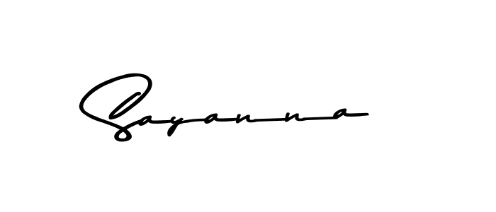 Make a beautiful signature design for name Sayanna. Use this online signature maker to create a handwritten signature for free. Sayanna signature style 9 images and pictures png