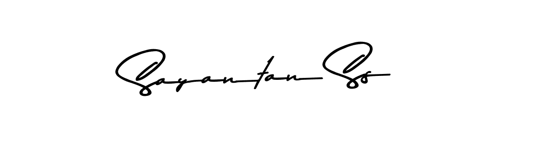 The best way (Asem Kandis PERSONAL USE) to make a short signature is to pick only two or three words in your name. The name Sayantan Ss include a total of six letters. For converting this name. Sayantan Ss signature style 9 images and pictures png