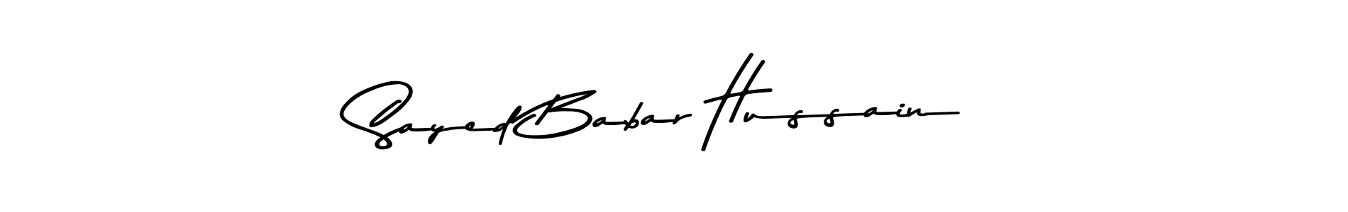 This is the best signature style for the Sayed Babar Hussain name. Also you like these signature font (Asem Kandis PERSONAL USE). Mix name signature. Sayed Babar Hussain signature style 9 images and pictures png