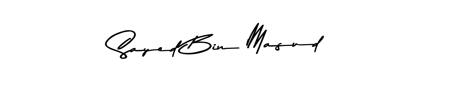 if you are searching for the best signature style for your name Sayed Bin Masud. so please give up your signature search. here we have designed multiple signature styles  using Asem Kandis PERSONAL USE. Sayed Bin Masud signature style 9 images and pictures png