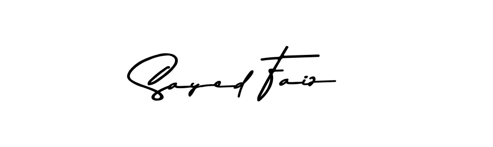Sayed Faiz stylish signature style. Best Handwritten Sign (Asem Kandis PERSONAL USE) for my name. Handwritten Signature Collection Ideas for my name Sayed Faiz. Sayed Faiz signature style 9 images and pictures png