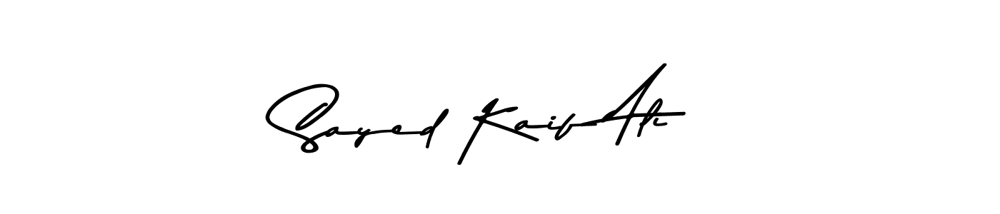 if you are searching for the best signature style for your name Sayed Kaif Ali. so please give up your signature search. here we have designed multiple signature styles  using Asem Kandis PERSONAL USE. Sayed Kaif Ali signature style 9 images and pictures png