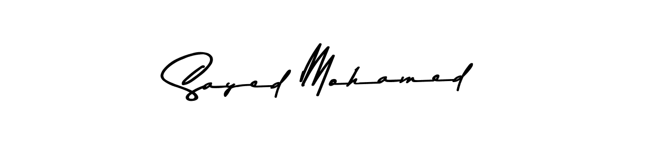 This is the best signature style for the Sayed Mohamed name. Also you like these signature font (Asem Kandis PERSONAL USE). Mix name signature. Sayed Mohamed signature style 9 images and pictures png